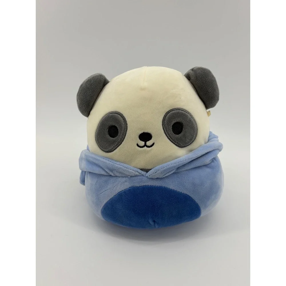 Squishmallows Panda Bunny Hoodie Plush‎ Blue White Costume Squad